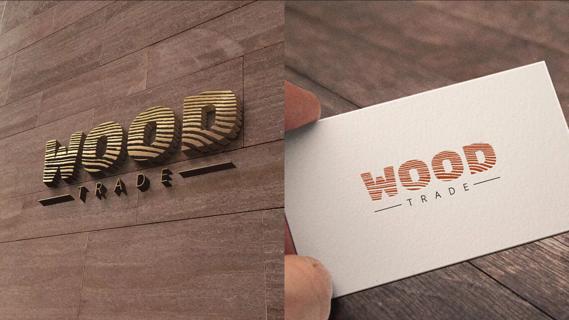 Разработка логотипа для компании «Wood Trade» в Велиже