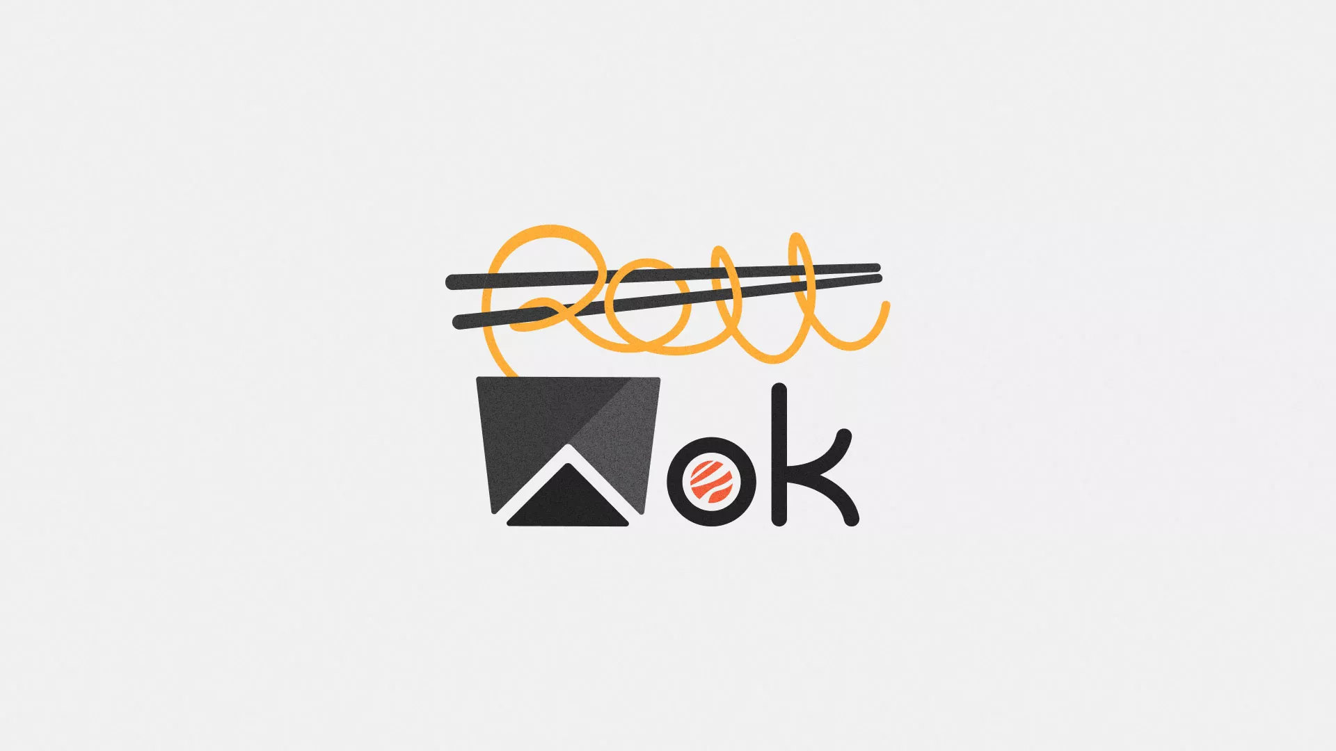 Разработка логотипа в Велиже для суши-бара «Roll Wok Club» Разработка логотипа в Велиже для суши-бара «Roll Wok Club»